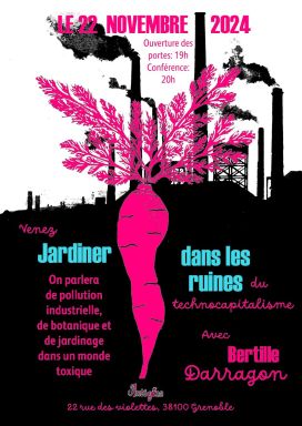 Affiche de la présentation à Antigone